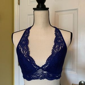 Lacy Blue Bralette <S)